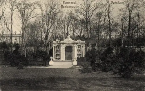 Ak Potsdam, Schloss Sanssouci, Neptunsgrotte