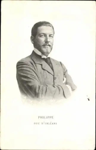 Ak Philippe VIII, Duc d'Orléans, Portrait, 1869 à 1926