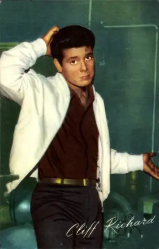 Ak Sänger Cliff Richard, Portrait