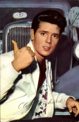 Ak Sänger Cliff Richard, Portrait