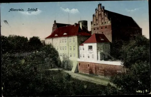 Ak Olsztyn Allenstein Ostpreußen, Schloss   Architektur, farbige 