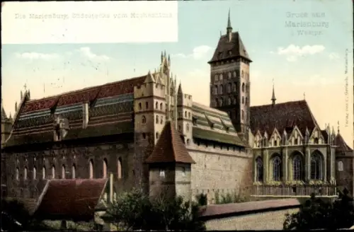 Ak Malbork Marienburg Westpreußen, Hochschloss