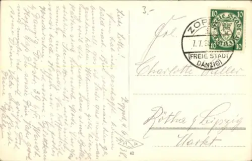 Ak Sopot Gdańsk Zoppot Danzig, Kurgarten mit Nordstrand