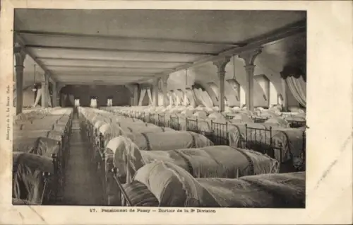 Ak Froyennes Tournai Wallonien Hennegau, Pensionnat Passy Froyennes, Dortoir de la 3 Division