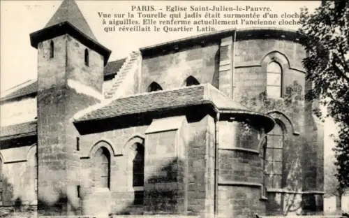 Ak Paris V, Kirche Saint Julien le Pauvre