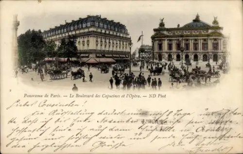 CPA Paris IX, Boulevard des Capucines, Opéra