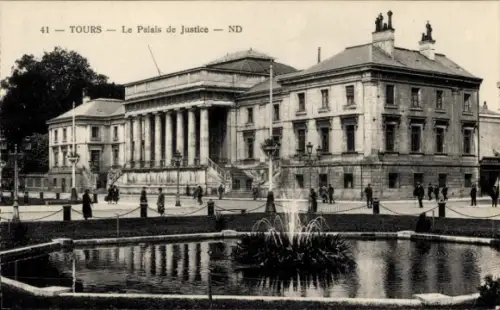 CPA Tours Indre et Loire, Palais de Justice