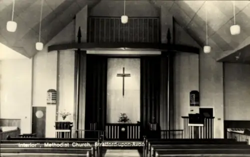 PC Stratford upon Avon Warwickshire England, Methodist Church, Interior