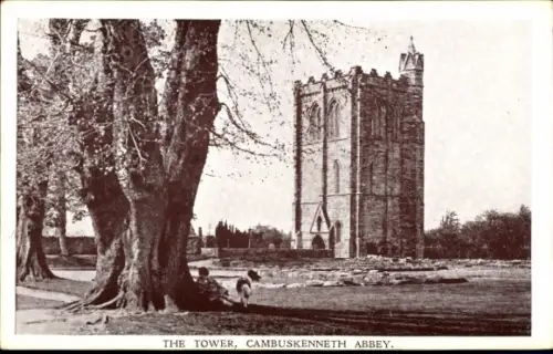 PC Cambuskenneth Stirling Scotland, Cambuskenneth Abbey, Tower