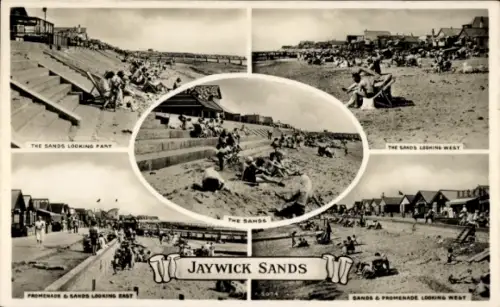 PC Clacton-on-Sea, Essex, England, Jaywick Sands Beach, Promenade