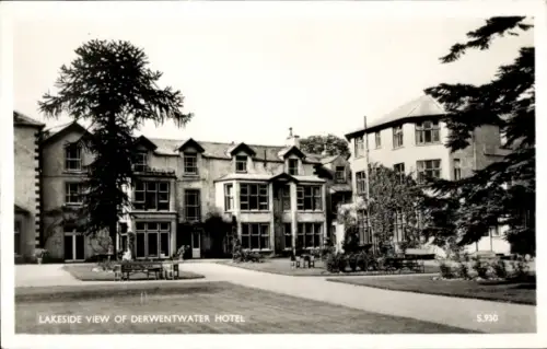Ak Cumbria England, Derwent Water, Derwentwater Hotel
