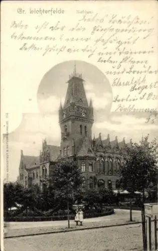 Ak Berlin Steglitz Groß Lichterfelde, Rathaus
