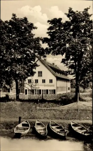 Ak Friedrichshafen am Bodensee, Jugendherberge Graf Zeppelin