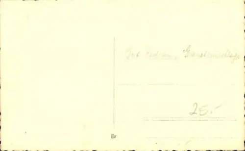 Foto Ak Deutschland, Gut Redian? Granateinschläge