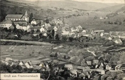 Ak Frammersbach im Spessart Unterfranken, Gesamtansicht