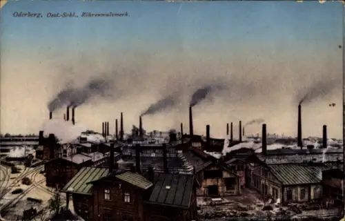 Ak Bohumín Oderberg Region Mährisch Schlesien, Röhrenwalzwerk