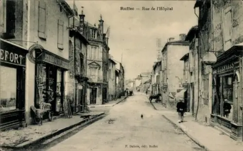 Ak Ruffec Charente, Rue de l’Hopital