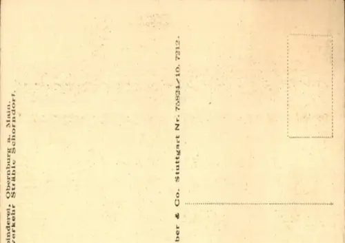 Ak Eschau im Spessart, Luftaufnahme