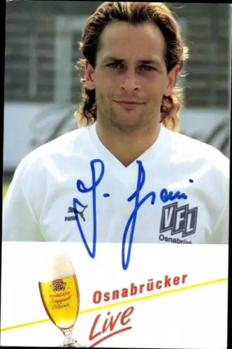 Autogrammkarte Fußballer Gerd Grau, VfL Osnabrück, Autogramm