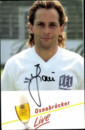 Autogrammkarte Fußballer Gerd Grau, VfL Osnabrück, Autogramm