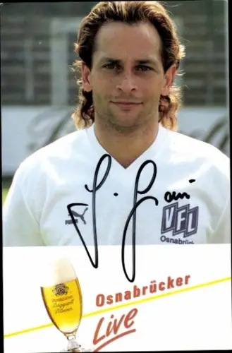 Autogrammkarte Fußballer Gerd Grau, VfL Osnabrück, Autogramm
