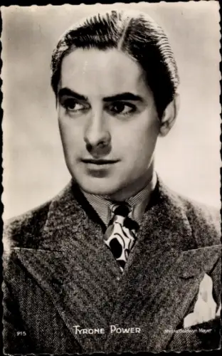 Ak Schauspieler Tyrone Power, Portrait