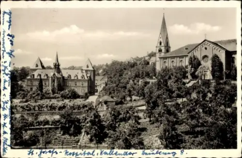 Ak Vallendar am Rhein, Gesamtansicht