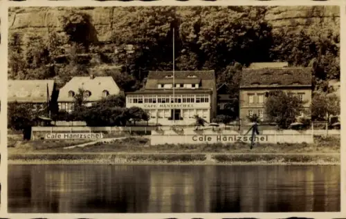 Ak Postelwitz Bad Schandau Sächsische Schweiz, Cafe Häntzschel