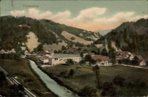 Ak Fischenthal Kanton Zürich, Gesamtansicht