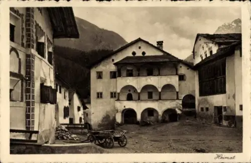 Ak Scuol Schuls Kt. Graubünden Schweiz, Ortspartie