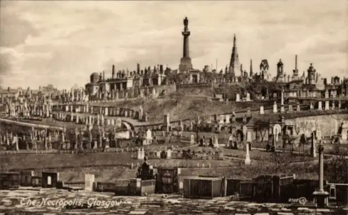 Ak Glasgow Schottland, Necropolis