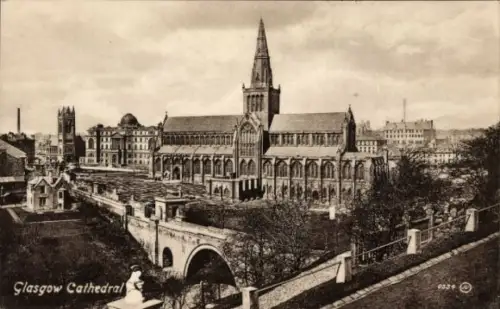 Ak Glasgow Schottland, Cathedral