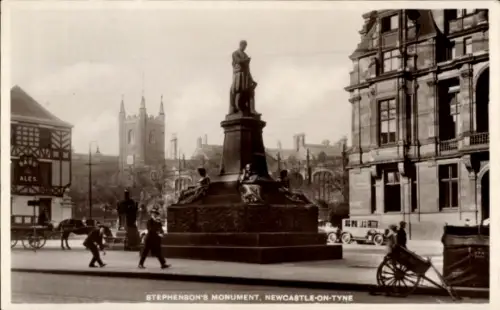 PC Newcastle upon Tyne Northumberland England, Stephenson Monument