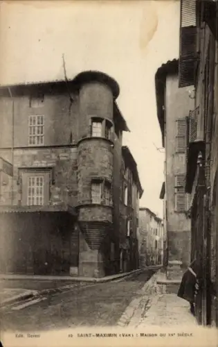 CPA Saint Maximin la Sainte Baume Var, Maison du XV siecle