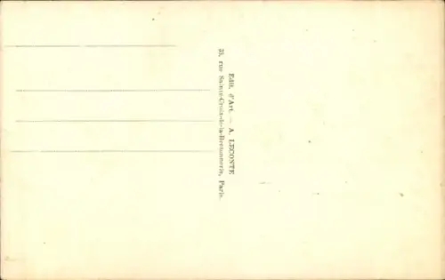 Ak Paris VII, Eiffelturm bei Nacht, Leuchtreklame Citroen