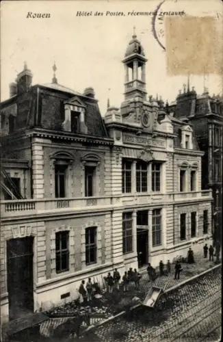 Ak Rouen Seine Maritime, Hôtel des Postes