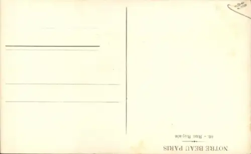 Ak Paris VIII, Rue Royale