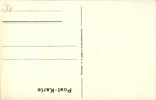 Künstler Ak Harlekin grüßt