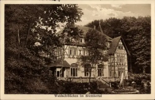 Ak Bremke Gleichen Landkreis Göttingen, Waldschlösschen im Bremkertal
