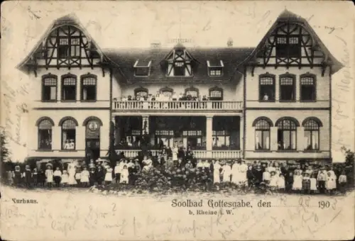 Ak Rheine in Westfalen, Kurhaus, Soolbad Gottesgabe