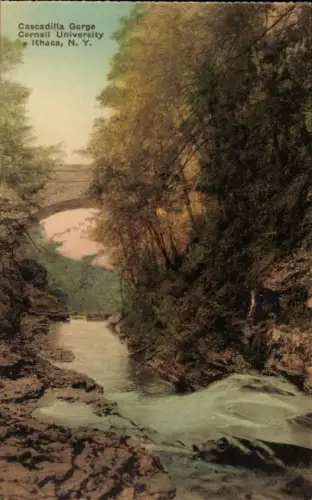 Ak Ithaca New York USA, Cascadilla Gorge, Cornell University