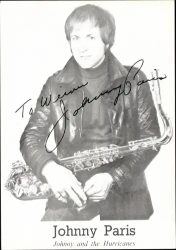 Ak Saxofonist Johnny Paris, Johnny and the Hurricanes