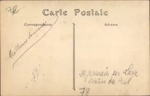 Ak Saint Germain en Laye Yvelines, les Ascenceurs de la Terrasse