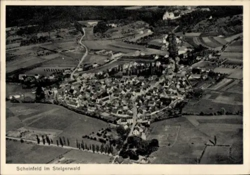Ak Scheinfeld Mittelfranken, Luftaufnahme