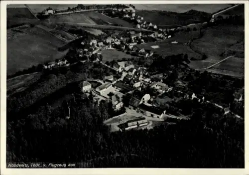 Ak Nöbdenitz Schmölln im Altenburger Land, Fliegeraufnahme