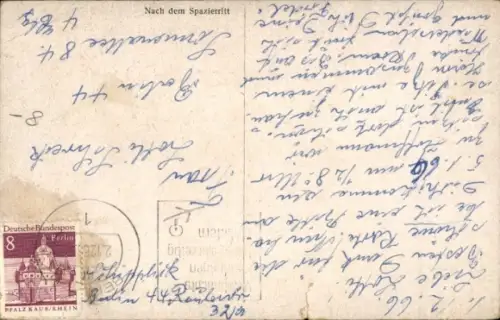 Künstler Ak Junge Frau mit Pferd, Portrait