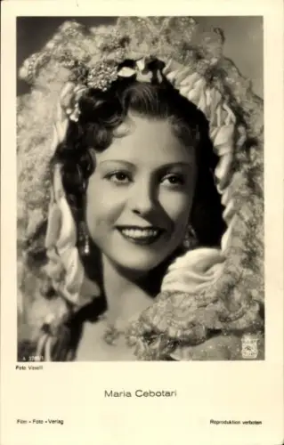 Ak Opernsängerin Maria Cebotari, Portrait, Autogramm