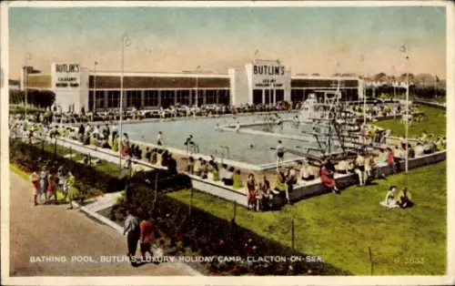 PC Clacton-on-Sea, Essex, England, Bathing Pool, Butlins Luxury Holiday Camp