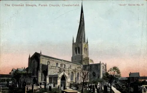 Ak Chesterfield East Midlands, Crooked Steeple, Parish Church