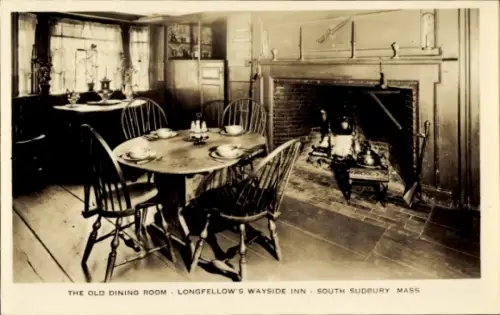 PC Sudbury Massachusetts USA, Longfellow's Wayside Inn, Old Dining Room